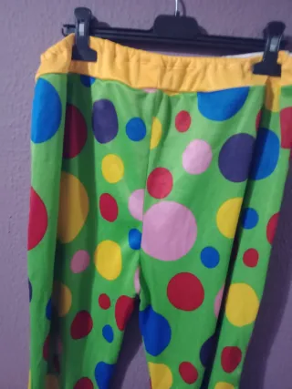 Pantalones Disfraz Lunares Verdes Talla Única