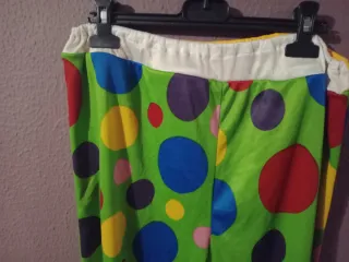Pantalones Disfraz Lunares Verdes Talla Única