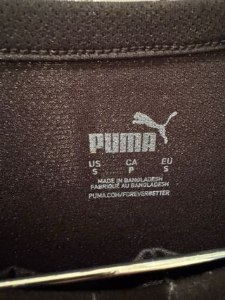 Camiseta deportiva Puma negra Talla S