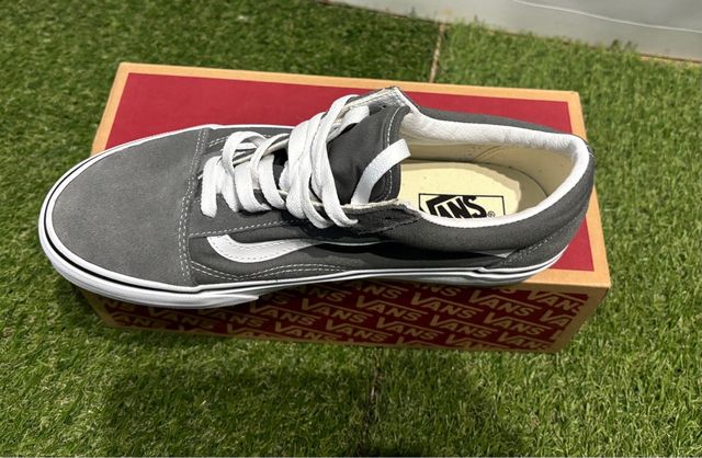 Vans Old Skool mujer 42· gris/blanco · nuevas