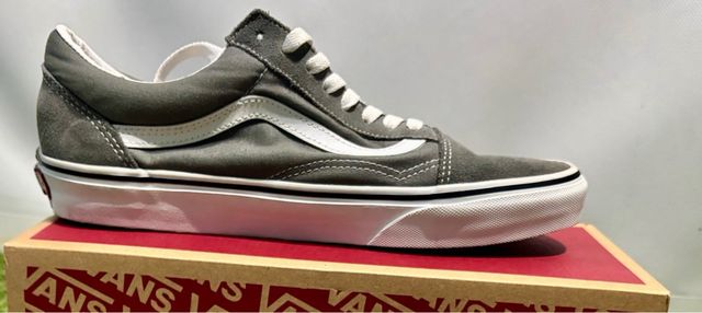 Vans Old Skool mujer 42· gris/blanco · nuevas