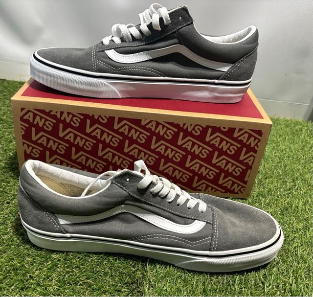 Vans Old Skool mujer 42· gris/blanco · nuevas