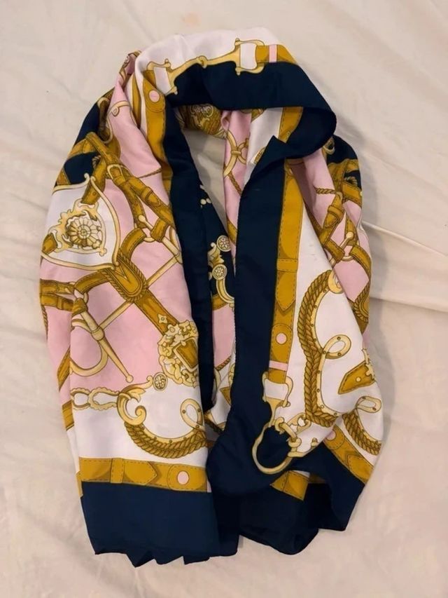 Pañuelo fular vintage estilo ecuestre
