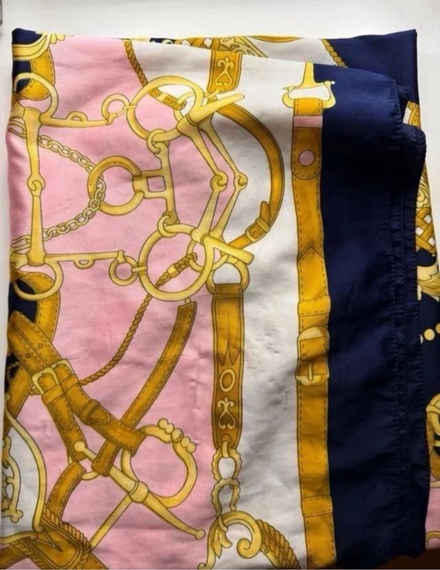 Pañuelo fular vintage estilo ecuestre