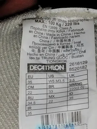 Patines blancos talla 35