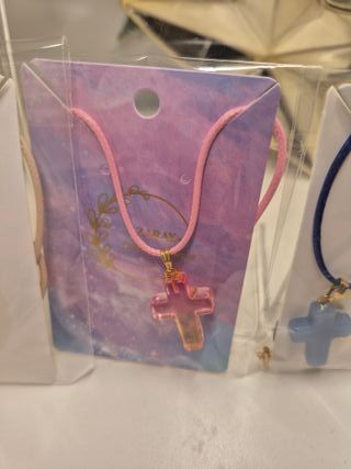 3 pezzi Collana ZARAYA con ciondolo a croce