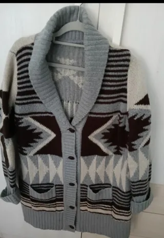 Chaqueta Oversize Tejida