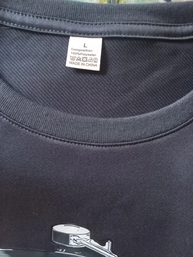 Camiseta Estampada Tocadiscos Talla L