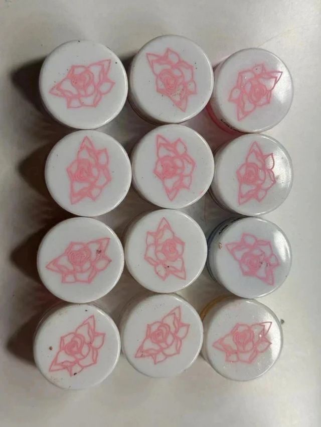 Pastel Rose Glitter Flakes indie brand