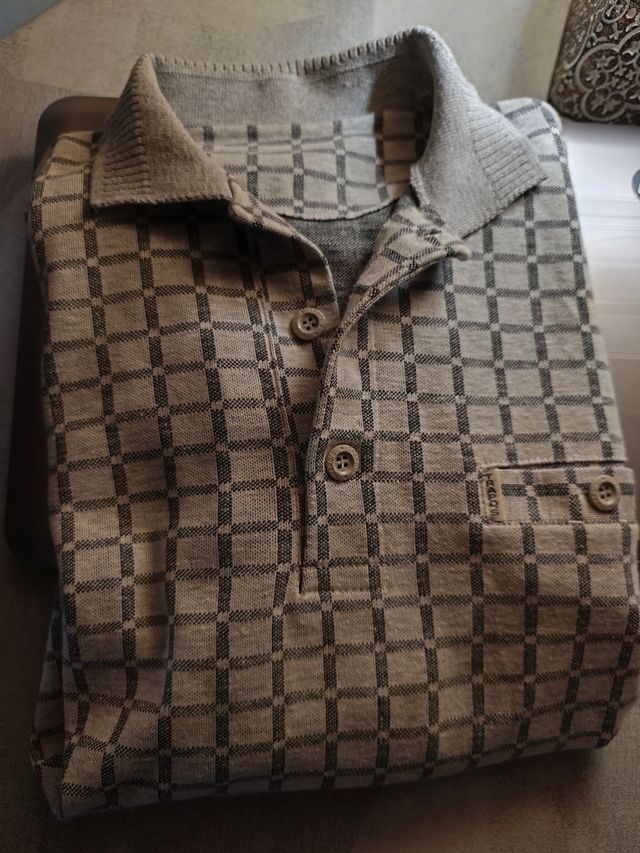 Camiseta de punto con cuadros