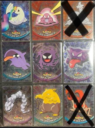 Cartas Pokémon Topps Brilhantes Inglesas
