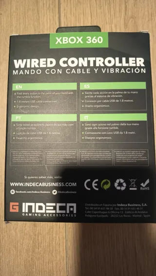 Mando Xbox 360 Indeca Cableado