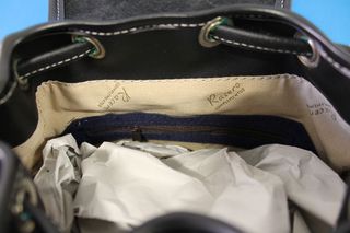 Bolso Morral Caza Piel Negro