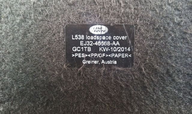 TAPA MALETERO LAND ROVER RANGE ROVER EVOQUE