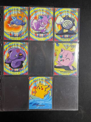 Cartas Pokémon Topps Sticker (Inglês)