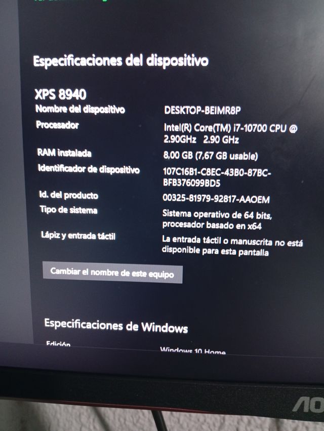 DELL XPS 8940 i7