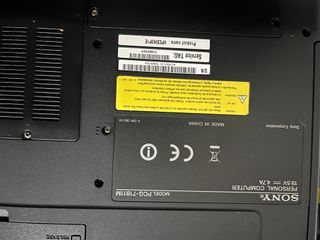 Portátil Sony i5 2.5GHz 4GB RAM