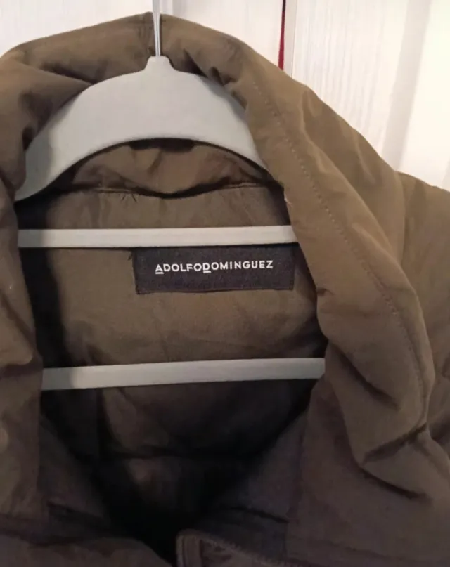 Cazadora Adolfo Domínguez verde hombre