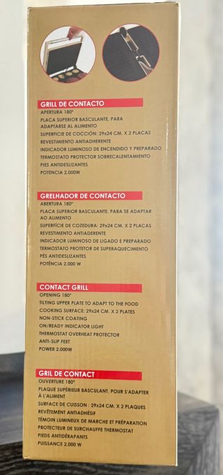 Parrilla Eléctrica Nordik 2000W