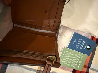 Cartera Fossil Piel Marrón Nueva