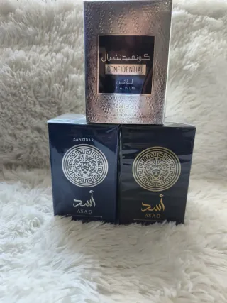 Perfume Lattafa Confidential Platinum Asad