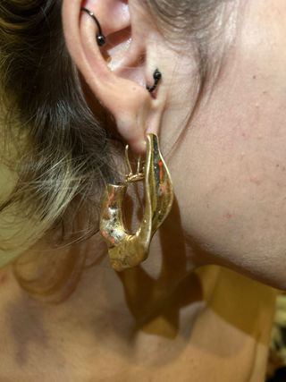 Orecchini placcati oro 14k