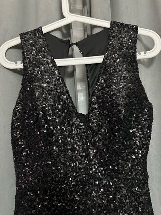 Mono corto negro lentejuelas