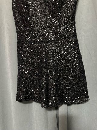 Mono corto negro lentejuelas