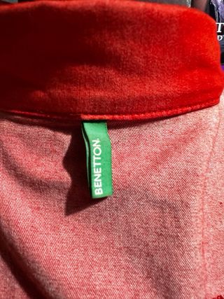 Chaqueta Benetton Roja