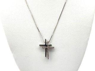 cadena oro 18k con piedra con diamante 22cm