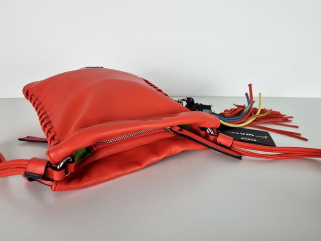 Precioso Bolso en Piel Vegana - Naranja - Volum