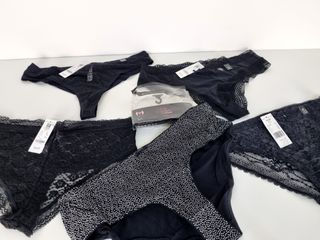 Lote 5 Bragas Tanga Etam Talla L