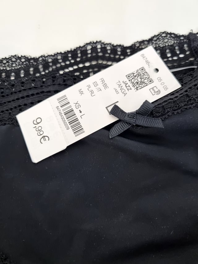 Lote 5 Bragas Tanga Etam Talla L