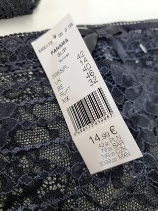 Lote 5 Bragas Tanga Etam Talla L