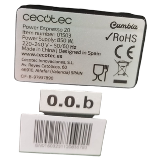 Placa Electrónica / Control para Cafetera Power Espresso 20