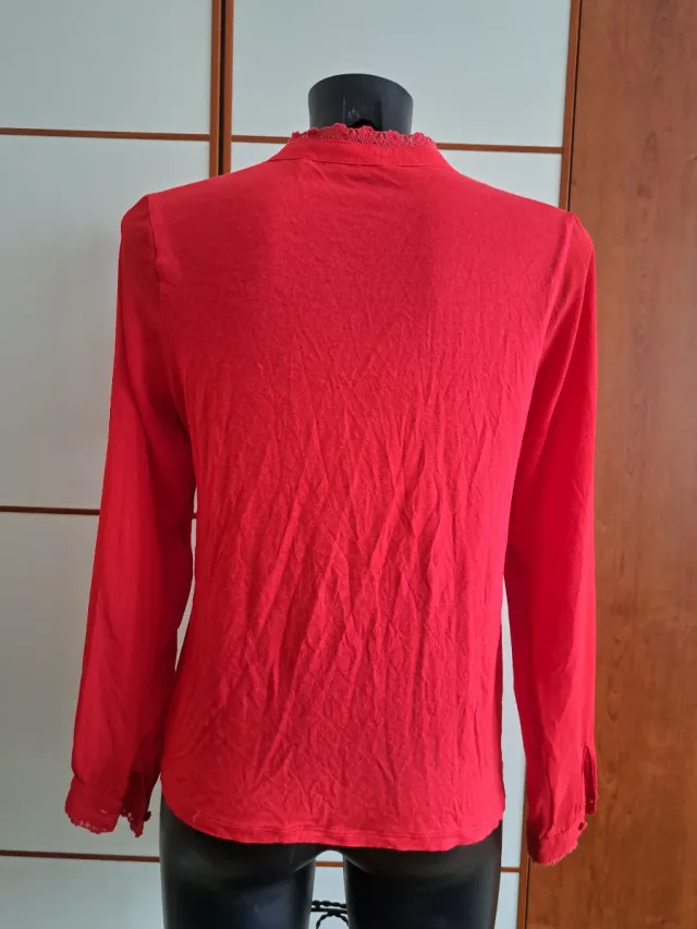 Blusa Naf Naf rossa taglia M