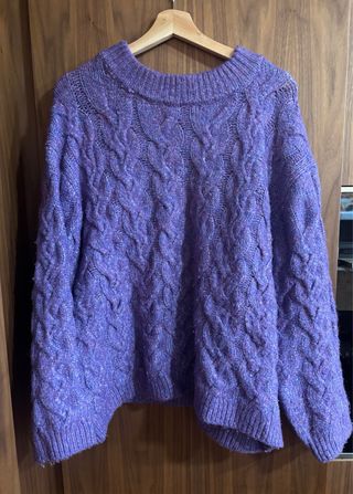 Jersey Zara Oversize Trenzado