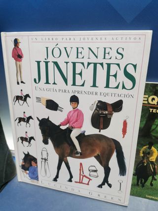 Conjunto material hípica o equitación + libros