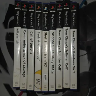 Pack de 9 Juegos de guerra de PlayStation 2