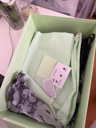 Off-White Zapatillas Blancas y Verdes