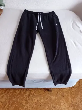 Chándal Champion gris y negro