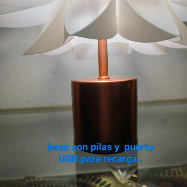 Lámpara Flor de Loto 3 modos