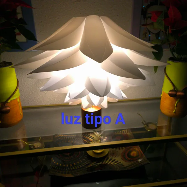 Lámpara Flor de Loto 3 modos