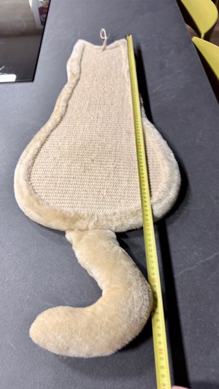 Tiragraffi gatto in tessuto e sisal