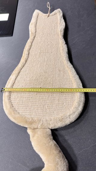 Tiragraffi gatto in tessuto e sisal