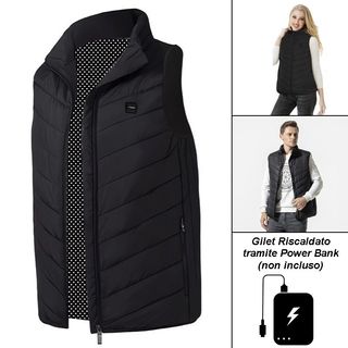 Gilet termico riscaldato USB uomo donna per moto