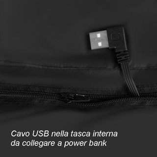 Gilet termico riscaldato USB uomo donna per moto