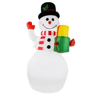 Pupazzo di Neve Gigante LED Muñeco Nieve Inflable
