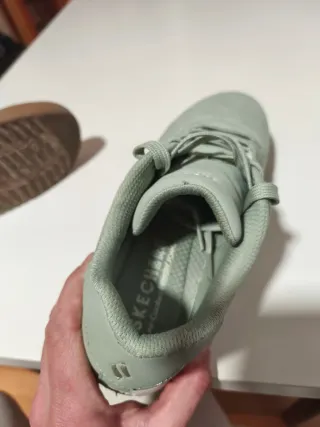 Playeras Skechers Mujer Talla 37 Verde