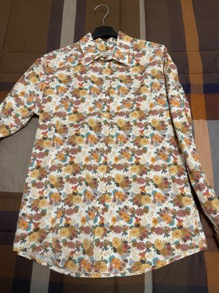 Camicia floreale manica lunga